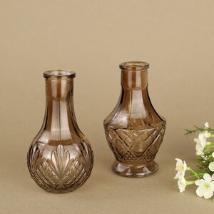 Набор стеклянных ваз Grigorio - Витербо 12 см, 2 шт (Koopman, Нидерланды). Артикул: HC7213020-набор-1