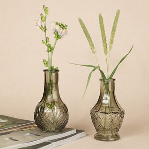 Набор стеклянных ваз Grigorio - Кальката 12 см, 2 шт Koopman фото 1