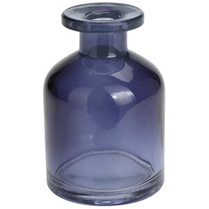 Стеклянная ваза-подсвечник Sinus Amnis 8 см синяя (Koopman, Нидерланды). Артикул: HC8900000-2
