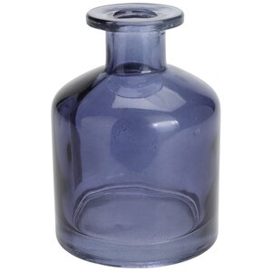 Стеклянная ваза-подсвечник Sinus Amnis 11 см синяя Koopman фото 1