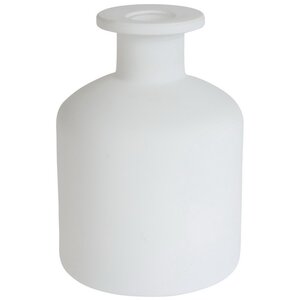 Стеклянная ваза-подсвечник Sinus Amnis 11 см белая (Koopman, Нидерланды). Артикул: HC8900010-3