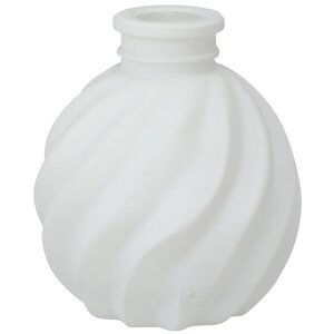 Стеклянная ваза-подсвечник Agnus 8 см белая Koopman фото 1