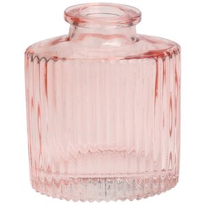 Стеклянная ваза-подсвечник Hatteras 8 см розовая Koopman фото 1