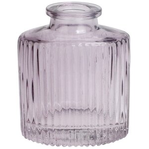 Стеклянная ваза-подсвечник Hatteras 8 см фиолетовая Koopman фото 1