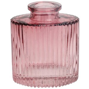 Стеклянная ваза-подсвечник Hatteras 8 см темно-розовая (Koopman, Нидерланды). Артикул: HC8900050-3