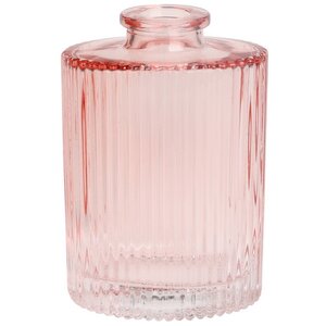 Стеклянная ваза-подсвечник Hatteras 12 см розовая (Koopman, Нидерланды). Артикул: HC8900060-2