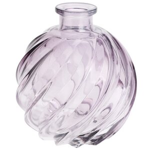 Стеклянная ваза-подсвечник Agnus 10 см фиолетовая (Koopman, Нидерланды). Артикул: HC8900080-1