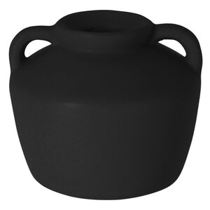 Керамический подсвечник Tobizina 8 см черный (Koopman, Нидерланды). Артикул: HZ1960170-3