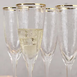 Набор бокалов для шампанского Элизабет, 4 шт, 26 см Kaemingk фото 2