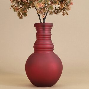 Стеклянная ваза Леди Батори 24 см, бургунди (Edelman, Нидерланды). Артикул: ID65523