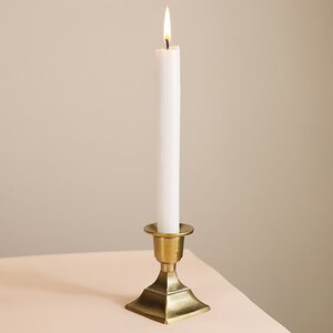 Декоративный подсвечник для 1 свечи Дориус 8 см золотой Koopman фото 2