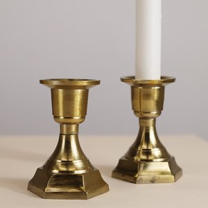 Декоративный подсвечник для 1 свечи Деимус 8 см золотой (Koopman, Нидерланды). Артикул: ID73579