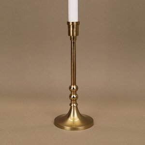 Декоративный подсвечник для 1 свечи Лиабрен 23 см золотой Koopman фото 1