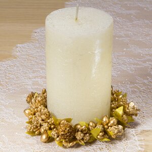 Украшение для свечи Золотой Венец 10 см (Swerox, Швеция). Артикул: L227-GO