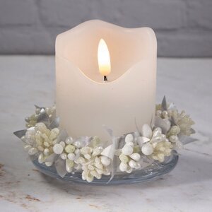 Венок для свечи Snowberry - Снежные Ягоды 10 см (Swerox, Швеция). Артикул: L231-W1