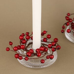 Венок для свечи Ягодный Десерт 9 см (Swerox, Швеция). Артикул: L544-R