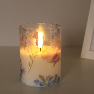 Светодиодная свеча с имитацией пламени Mone Locarno в стакане 10 см Peha фото 4