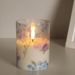 Светодиодная свеча с имитацией пламени Mone Locarno в стакане 10 см Peha фото 1