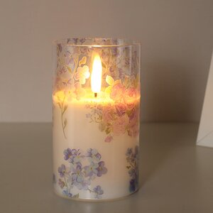 Светодиодная свеча с имитацией пламени Mone Locarno в стакане 12.5 см Peha фото 3