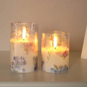 Светодиодная свеча с имитацией пламени Mone Locarno в стакане 12.5 см Peha фото 4