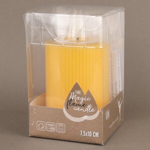 Светодиодная свеча с имитацией пламени Грацио 10 см желтая, батарейка Peha фото 4