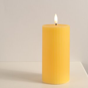 Светодиодная свеча с имитацией пламени Грацио 15 см желтая, батарейка (Peha, Нидерланды). Артикул: MB-41120