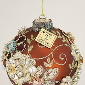 Коллекционный стеклянный елочный шар Болонья - Bentivoglio Charm, подвеска Mark Roberts фото 3