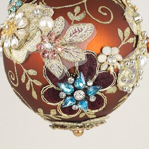 Коллекционный стеклянный елочный шар Болонья - Bentivoglio Charm, подвеска Mark Roberts фото 5