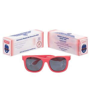 Детские солнцезащитные очки Babiators Original Navigator Красный качает, 3-5 лет Babiators фото 3