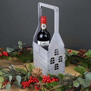 Подарочный ящик для вина Домик Нарден 37*19 см, для двух бутылок (Christmas Apple, Россия). Артикул: ПУ14