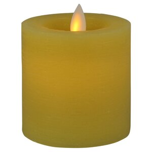 Светодиодная свеча с имитацией пламени Arevallo 7.5 см, желтая, батарейка Peha фото 1