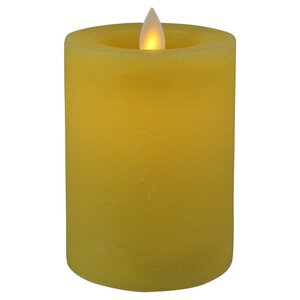 Светодиодная свеча с имитацией пламени Arevallo 10 см, желтая, батарейка Peha фото 1