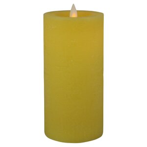 Светодиодная свеча с имитацией пламени Arevallo 15 см, желтая, батарейка Peha фото 1
