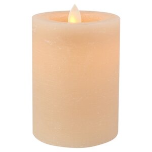 Светодиодная свеча с имитацией пламени Arevallo 15 см, светло-розовая, батарейка Peha фото 1