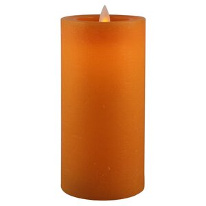 Светодиодная свеча с имитацией пламени Arevallo 15 см, оранжевая, батарейка Peha фото 1