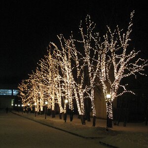 Гирлянды на дерево Клип Лайт Legoled 100 м, 750 теплых белых LED, черный КАУЧУК, IP54 BEAUTY LED фото 1