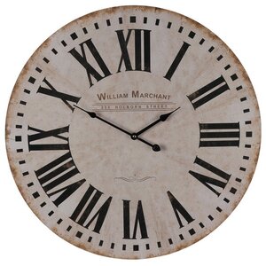 Настенные часы William Marchant 60 см белые Koopman фото 1
