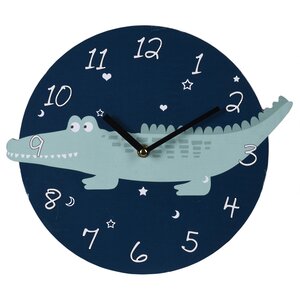 Детские настенные часы Крокодил 28 см (Koopman, Нидерланды). Артикул: Y36400600-1