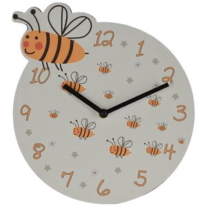 Детские настенные часы Задорные Пчелки 28 см (Koopman, Нидерланды). Артикул: Y36400620-2