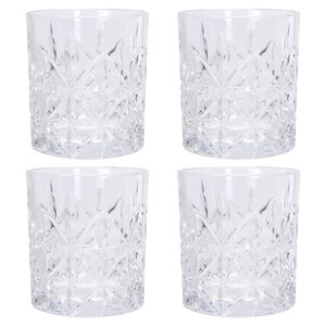 Набор стаканов для виски Беркли 4 шт, 230 мл, стекло (Koopman, Нидерланды). Артикул: YE6300830