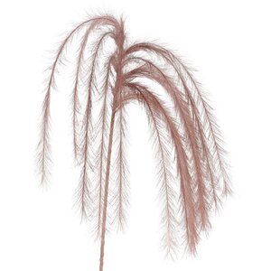 Декоративная ветка с перьями Акалифа 130 см пепельно-розовая Koopman фото 1