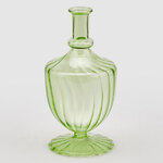 Стеклянная ваза-подсвечник Monofiore 20 см нежно-зеленая