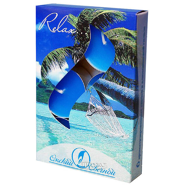 Ароматические свечи Релакс 4 см, 6 шт Омский Свечной