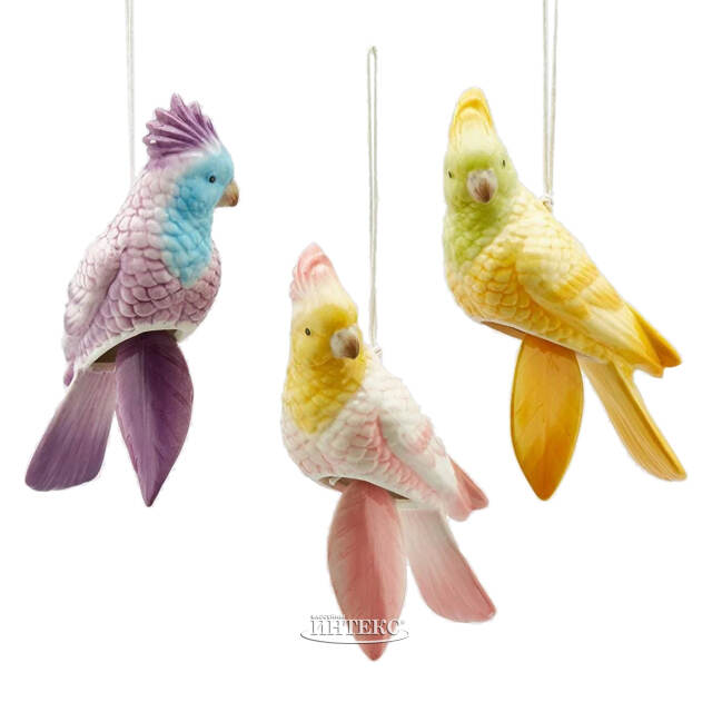 Садовое украшение-колокольчик Don Pappagallo 18 см желтый EDG