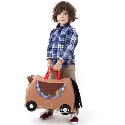 Детский чемодан-каталка Лошадка Бронко Trunki