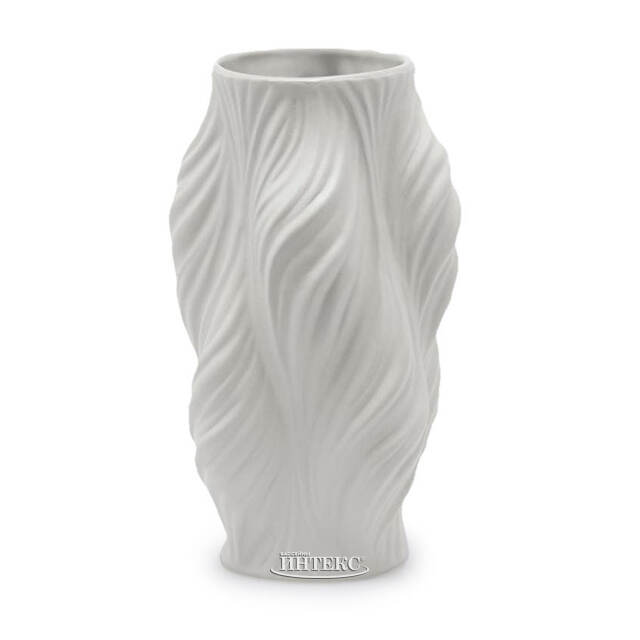 Керамическая белая ваза Brezza 28 см EDG