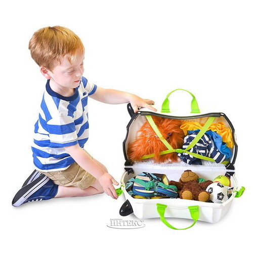 Детский чемодан на колесиках Зебра Зимба Trunki