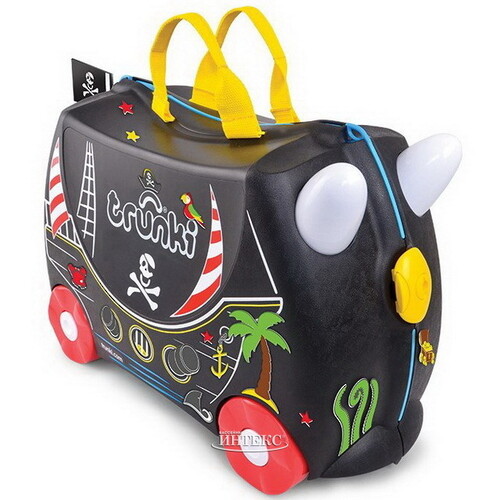 Детский чемодан-каталка Педро Пират Trunki