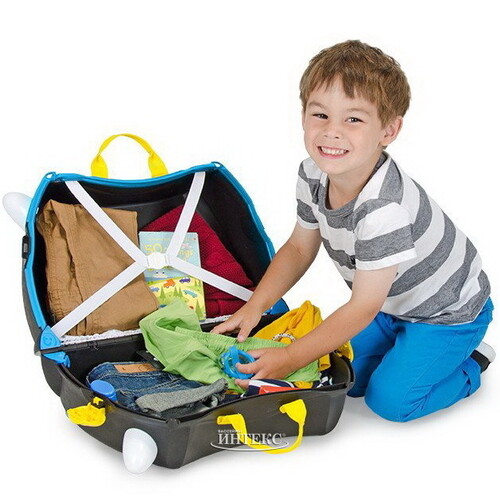 Детский чемодан-каталка Педро Пират Trunki