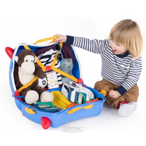 Детский чемодан на колесиках Медвежонок Паддингтон Trunki